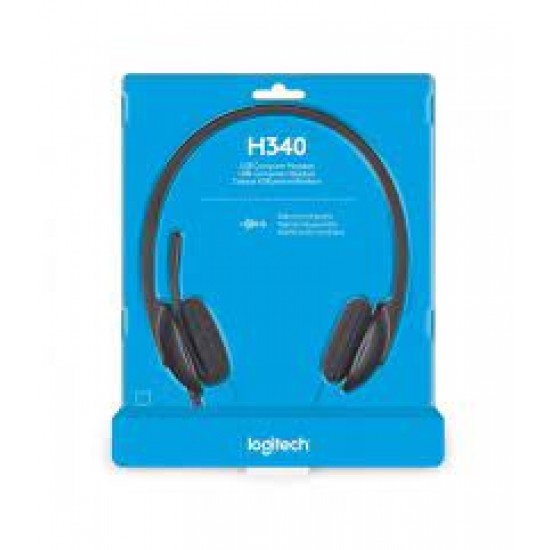 LOGITECH H340 WIRED HEADSETS LOGITECH H340 WIRED HEADSETS