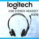 LOGITECH H370 WIRED HEADSETS LOGITECH H370 WIRED HEADSETS